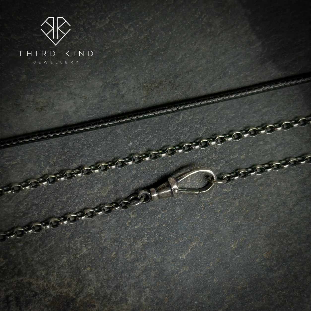 Protection Necklace, Sterling Silver Bind Rune Pendant with Algiz & Othala Runes