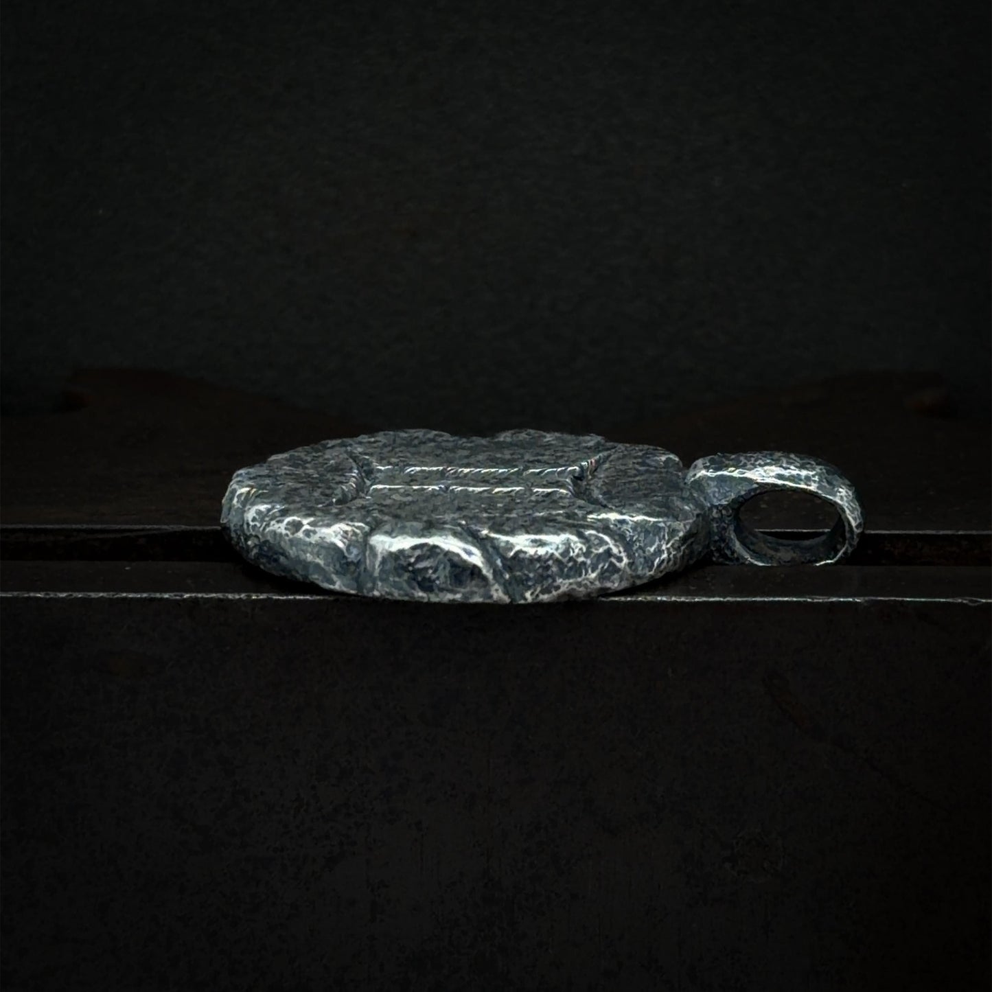 Gemini Necklace in Sterling Silver — Zodiac Relic Pendant with Constellation Reverse