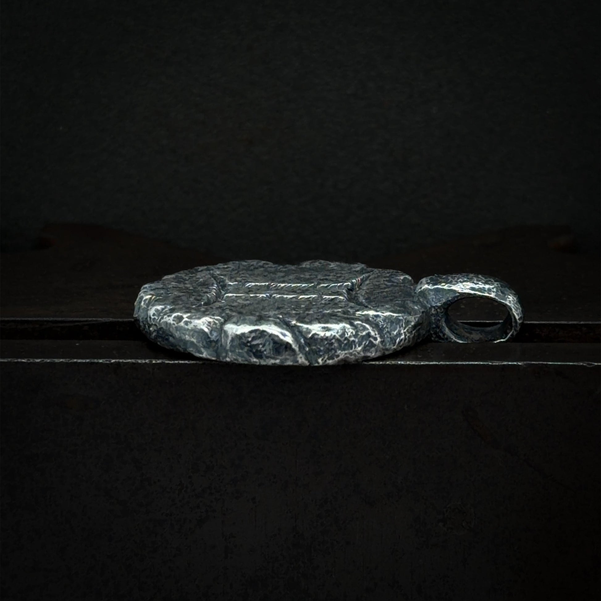 Gemini Necklace in Sterling Silver — Zodiac Relic Pendant with Constellation Reverse