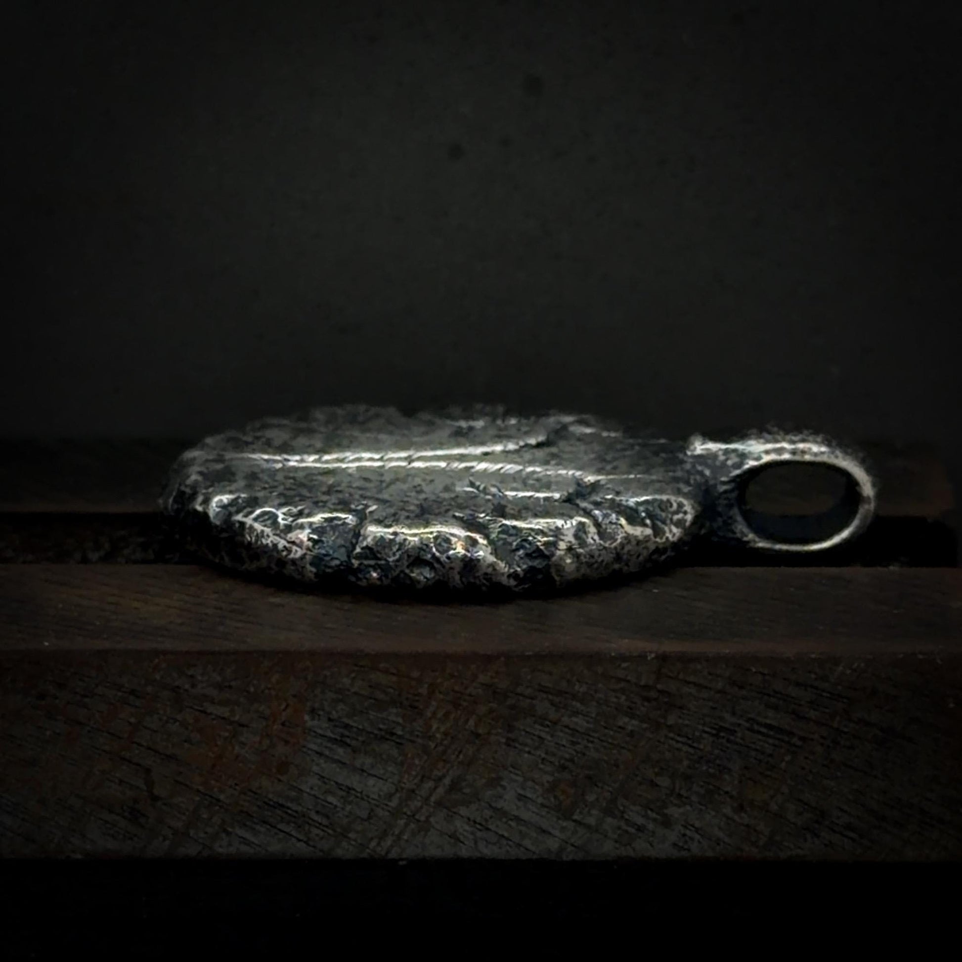 Aries Necklace in Sterling Silver — Zodiac Relic Pendant with Constellation Reverse
